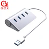 GCX Factory direct China wholesale new design good quality metal tablet support 2.0 3.0 data charger multi 7 port usb HUB car