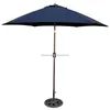 Outdoor Umbrella Parts Chinese Custom Print Automatic Folding 9Ft Patio Sun Beach Umbrella Wholesale UV-Resistant
