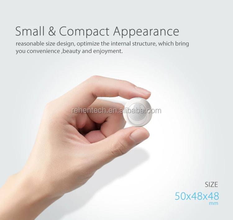 REHENT Hot Sell Tuya Smart WiFi Battery Powered Sensor PIR Motion Sensor For Smart Home Security Alarm System - ANKUX.COM