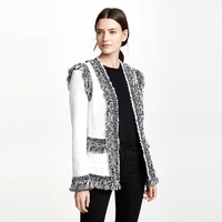 Latest winter jacket open stitch white vintage slim fit fashion tassel cutting plus size blazer jacket casual suit ladies blazer
Latest winter jacket open stitch white vintage slim fit fashion tassel cutting plus size blazer jacket casual suit ladies blazer