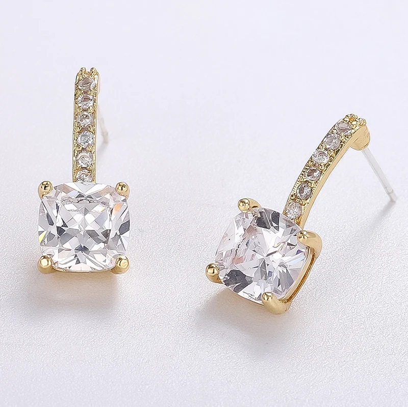 Lateefah 2019 Hot Sale Square Earrings Inlay Earrings Gold Earrings Zircon For Women Jewelry
Lateefah 2019 Hot Sale Square Earrings Inlay Earrings Gold Earrings Zircon For Women Jewelry