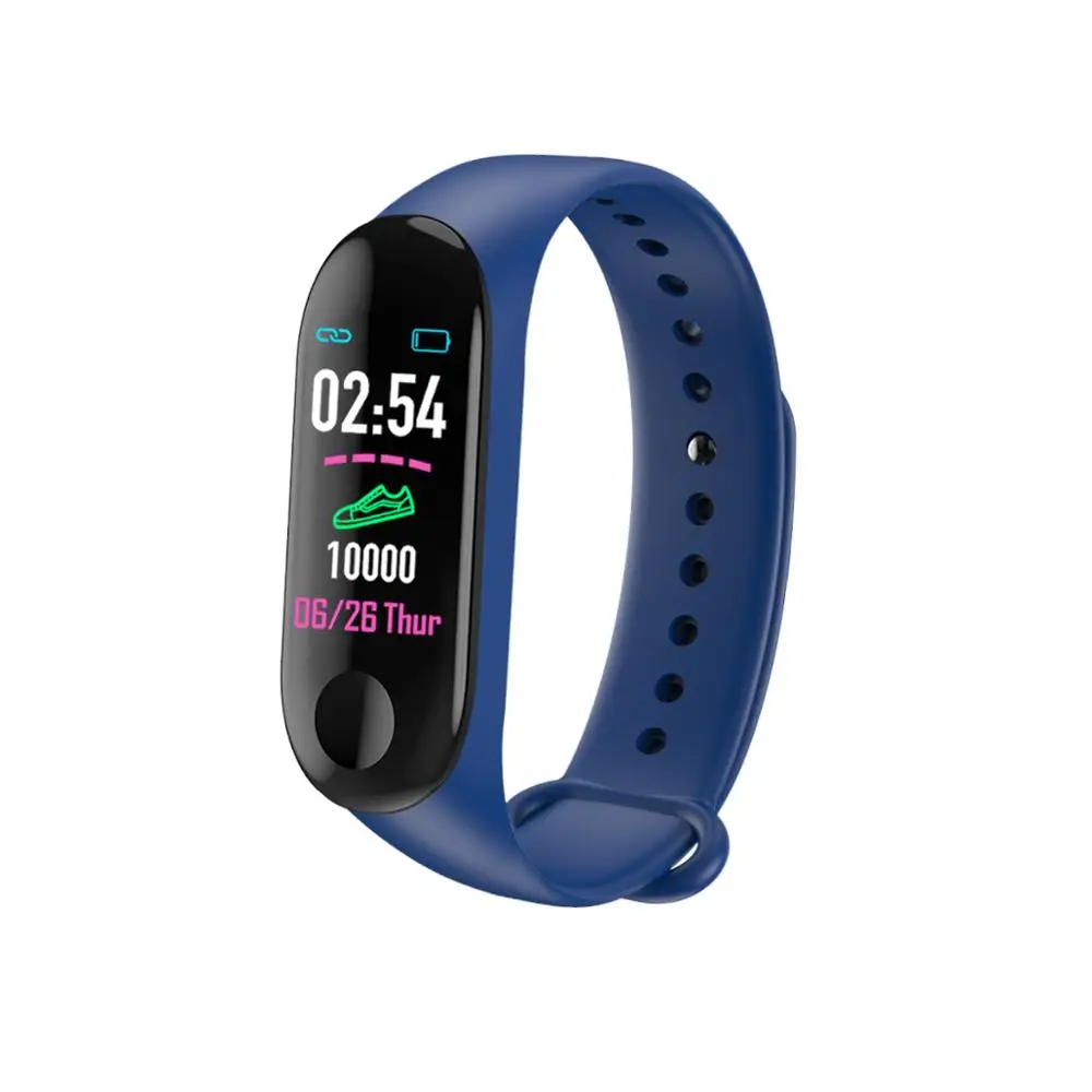 M3 Smart Watch Bracelet Men Women Smart Band Waterproof Heart Rate Blood Pressure Monitor Smart Wristband Fitness Tracker, Black;red;blue
M3 Smart Watch Bracelet Men Women Smart Band Waterproof Heart Rate Blood Pressure Monitor Smart Wristband Fitness Tracker, Black;red;blue
