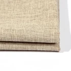 100% polyester linen look fabric hemp denim fabric supplier woven plain dyed embroidery sheer curtain fabric