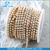 New design gold metal Diamond Crystal trimming Mesh hotfix Rhinestone Sheet for bag,shoes and cloth