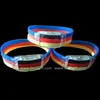 Cheer Up World Cup Silicone LED country flags bracelet