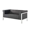 leather sofa made in italy SF117 1+2+3 blue color leather office sofa furniture