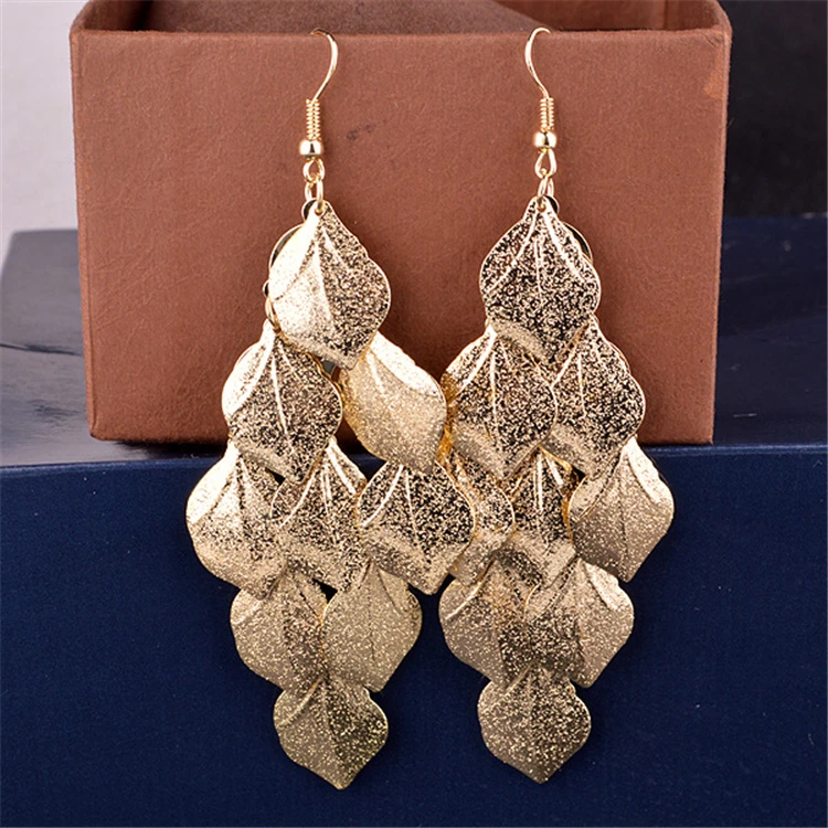 Women Wedding Jewelry Funky Multiple Layer Drops Gold Leaf Dangle Earrings Gold Coloured Multi Shell Leaf Drop Earrings, Gold,silver,black
Women Wedding Jewelry Funky Multiple Layer Drops Gold Leaf Dangle Earrings Gold Coloured Multi Shell Leaf Drop Earrings, Gold,silver,black