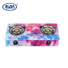 2018 HOT SELLING BEST QUALITY Table 2 Burner Tempered Glass Gas Cooker
