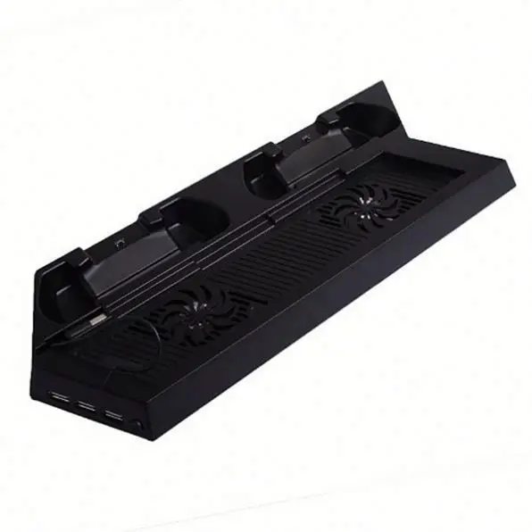 Game Controller Charging Dock Vertical Cooling Fan Stand for Sony Playstation 4 Ps4 Console, Black
Game Controller Charging Dock Vertical Cooling Fan Stand for Sony Playstation 4 Ps4 Console, Black