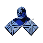 Hot product custom wool unisex keeping warm jacquard knit scarf