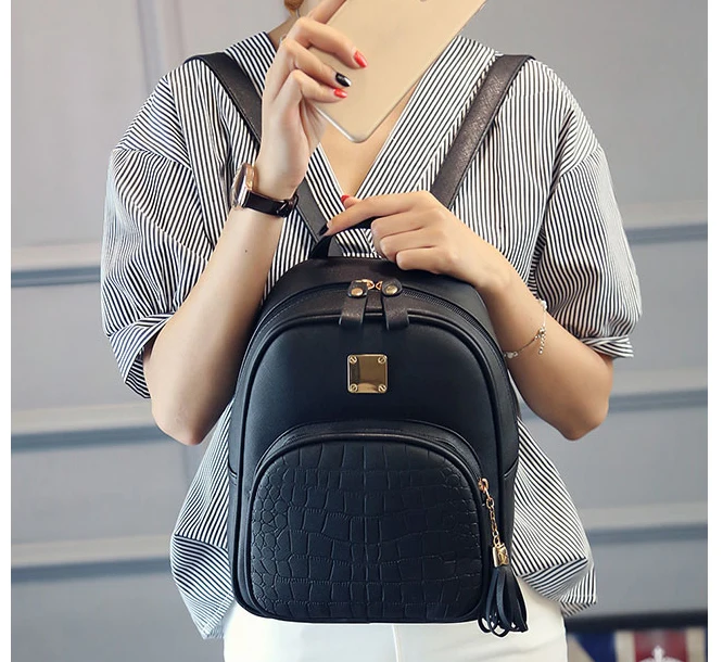 women backpack leather school bags for teenager girls stone sequined female preppy style small
women backpack leather school bags for teenager girls stone sequined female preppy style small