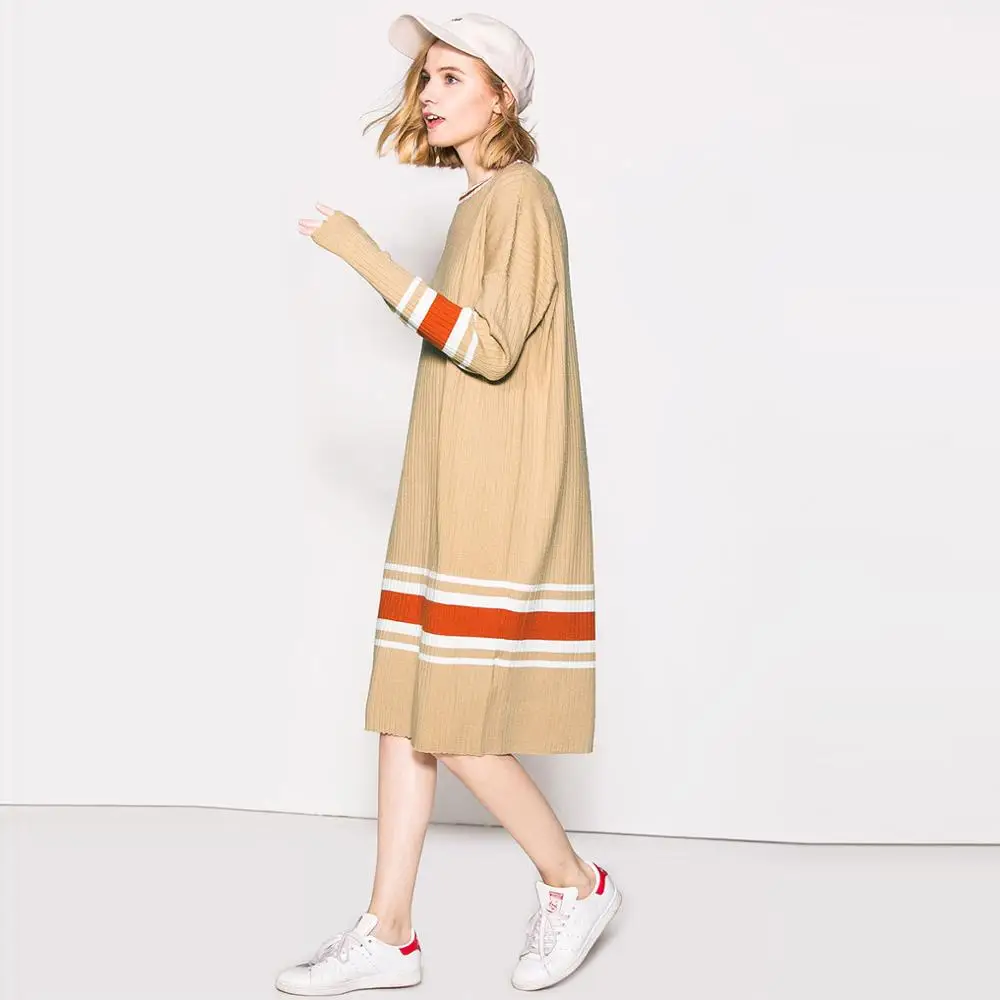 best selling 2018 fall winter new design sports style oversize long knitting women long sleeve casual dress
best selling 2018 fall winter new design sports style oversize long knitting women long sleeve casual dress