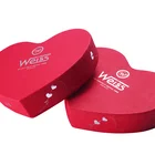 Heart Shape Luxury High End Custom Logo for Gift Chocolate Packaging Box