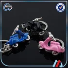 custom brand metal car logo keychain promotional