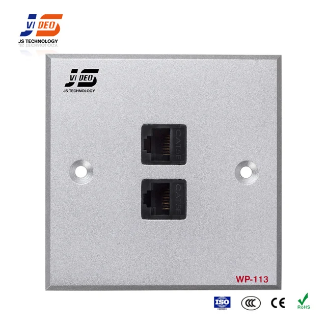 JS-WP113 Beijing JS magnesium multimedia mount universal electrical wall outlet socket