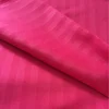 Polyester microfiber emboss strip fabric for bed sheet solid colors