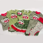 New design baby clothes Girl long sleeve clothes winter Christmas girl clothing set