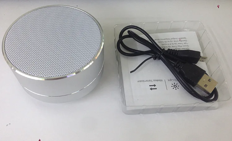 A10 LED blue tooth Mini Speakers Hands Free Portable Wireless Speaker With TF Card Mic USB Audio Music Player - ANKUX.COM