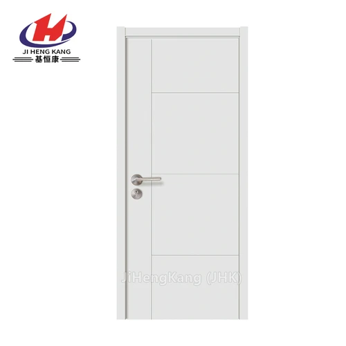 JHK-F01 غرفة نوم صفح تصميم حديث أبيض أبواب خشب داخلية