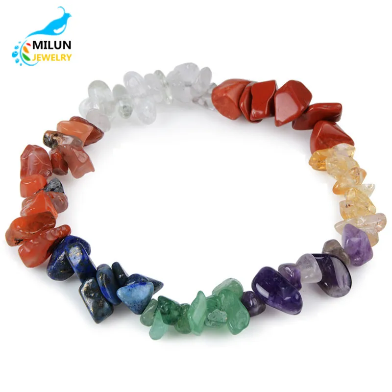 7 Colors Healing Natural Stone Bracelet Elastic Charm Chip Beads Purple Crystal Charka Bracelet For Women, Picture
7 Colors Healing Natural Stone Bracelet Elastic Charm Chip Beads Purple Crystal Charka Bracelet For Women, Picture