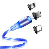 2019 new design wholesale Mobile phone accessories LED lighting Charging Magnetic 3 in 1 Usb Cable for micro/ios/type c
2019 new design wholesale Mobile phone accessories LED lighting Charging Magnetic 3 in 1 Usb Cable for micro/ios/type c