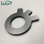 Any Font Style Edge-lit Clear Acrylic Crystal Door Signs
