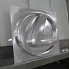 custom oval shape 3D embossed vacuum formed acrylic led car logo signs