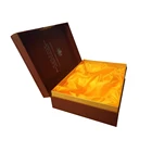 Customized wooden paper packaging boxes with CMYK printing