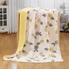 2019 new big flower Air Conditioning 100% polyester washed cotton Fabric Multipurpose Summer season Quilt