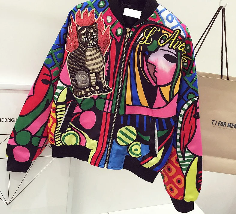 queen embroidery bomber jacket women Harajuku pilot jacket coat 2019 casual printing basic baseball jackets
queen embroidery bomber jacket women Harajuku pilot jacket coat 2019 casual printing basic baseball jackets
