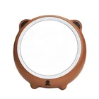 Wholesale Touch Screen Cartoon Design Desktop Standing LED Cosmetic Mirror