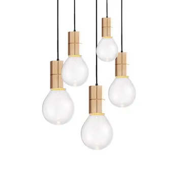 Individuality Iron Large Commercial Chandeliers Antique Pendant Bulb Shaped Glass Pendant Lamp Hanging Light For Dining Room Buy Bulb Shaped Glass