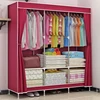 Portable Home Furniture Closet Storage Organizer Fabric Wardrobe Canvas Wardrobe Storage