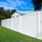 Decorative Site Privacy Temporary Garden Vinyl Fence Panel