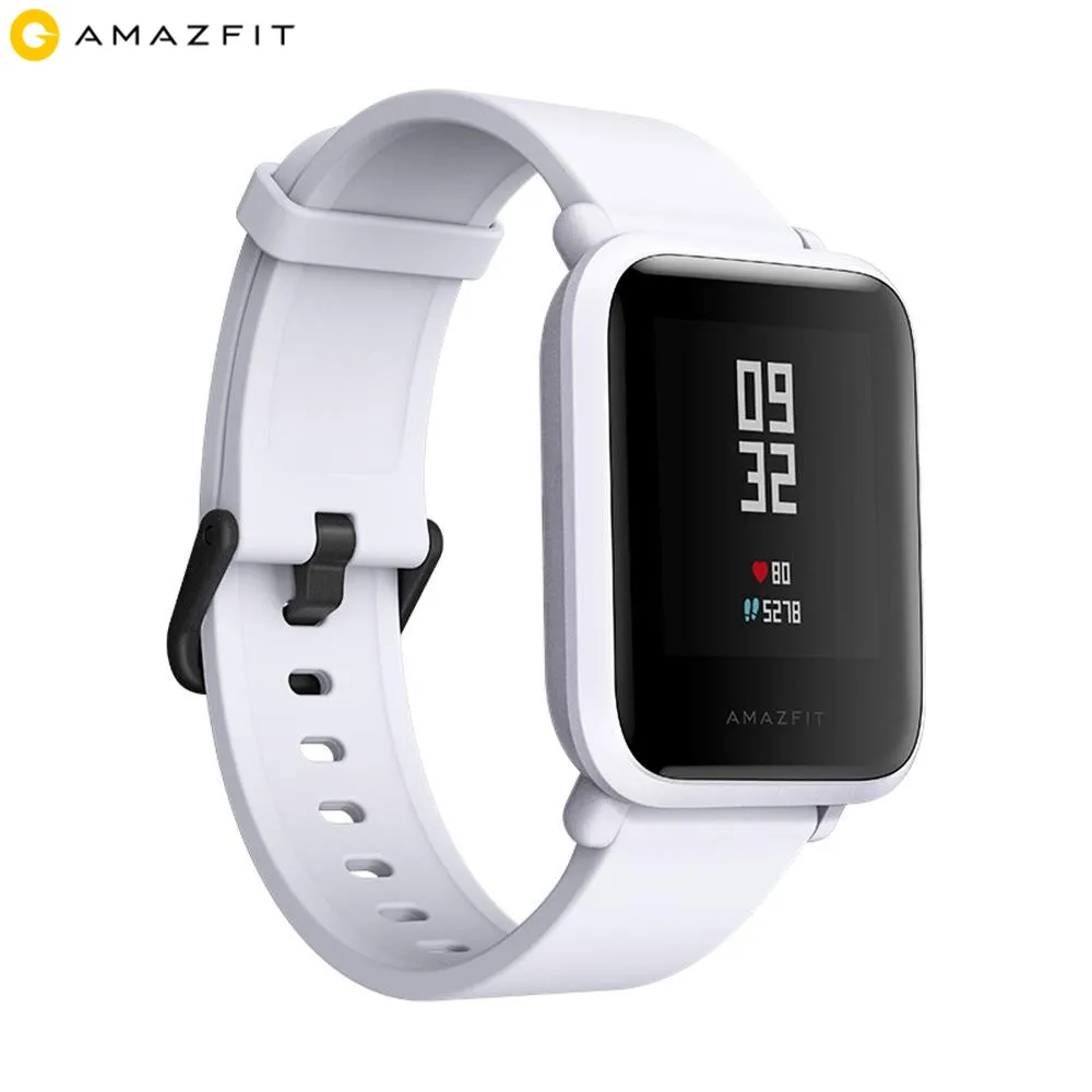

Hear Rate Monitor OLED Huami Smart Watch Amazfit Bip IP68 Waterproof GPS Bluetooth Smart Wristband