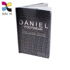 OEM logo printing customized perfect binding free samples silver foil catalogue design