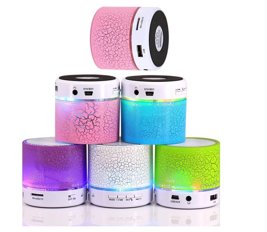 Good Promotion!Cute Wireless Remote Control Musical glowing LED Mini Bluetooth Speaker With Sucker - ANKUX.COM