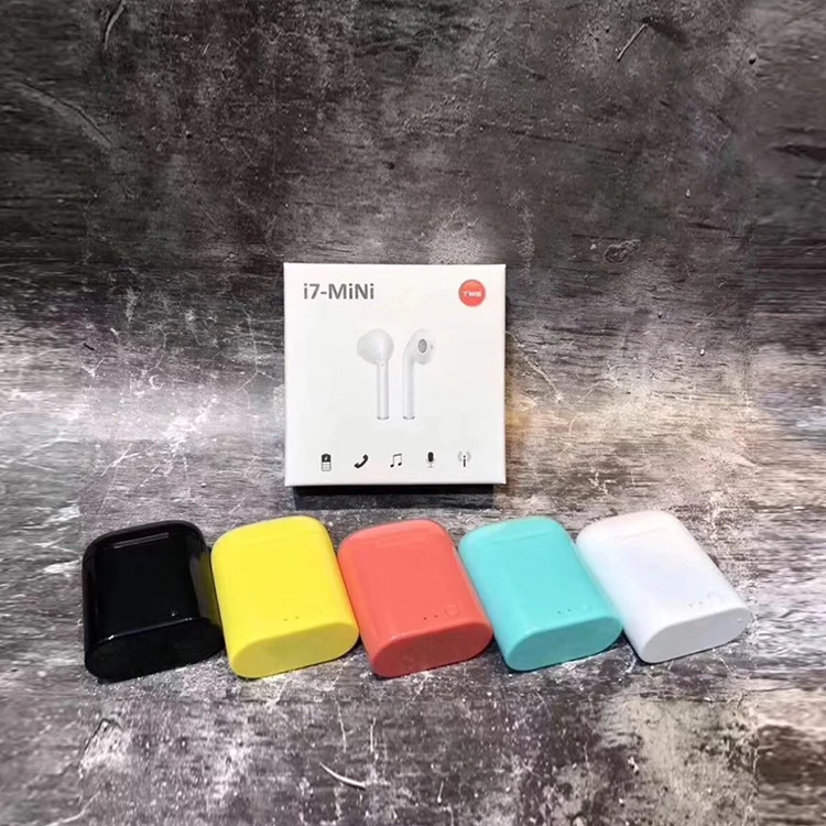 2019 bluetooth headset i7 tws twins wireless bluetooth earphone i7s tws mini Headphone with pop-up window, White/black/green/yellow/red
2019 bluetooth headset i7 tws twins wireless bluetooth earphone i7s tws mini Headphone with pop-up window, White/black/green/yellow/red