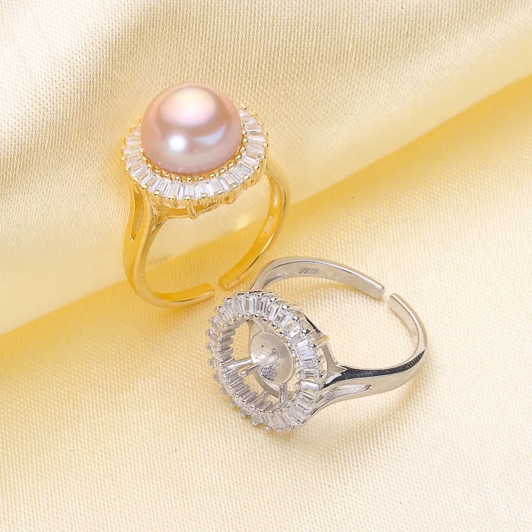 DIY Pearl Ring 925 silver Accessories Natural freshwater Pearl rings s925 Sterling Silver ring simple style 7-9 mm
DIY Pearl Ring 925 silver Accessories Natural freshwater Pearl rings s925 Sterling Silver ring simple style 7-9 mm