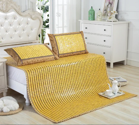 Flexible natural bamboo mat cooling car bed mattress bamboo