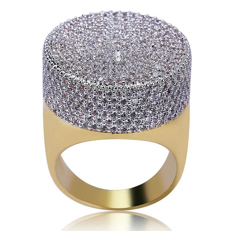 Brand Big Head Rings Engagement Big Men Accessories Wholesale Hip Hop Luxury Full Micro Pave Zircon Ring Wedding for Men Gold
Brand Big Head Rings Engagement Big Men Accessories Wholesale Hip Hop Luxury Full Micro Pave Zircon Ring Wedding for Men Gold