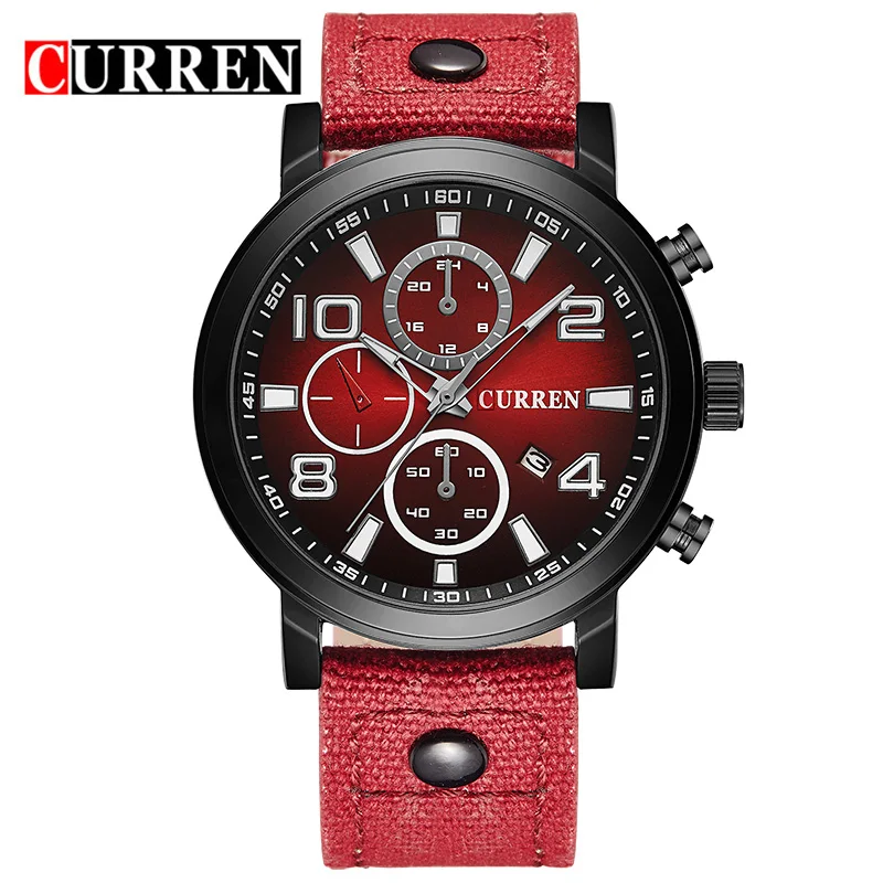 CURREN Luxury Brand Men's Watches Men Sports Watch Quartz watch Hour Date Clock Relogio Masculino M8199
CURREN Luxury Brand Men's Watches Men Sports Watch Quartz watch Hour Date Clock Relogio Masculino M8199