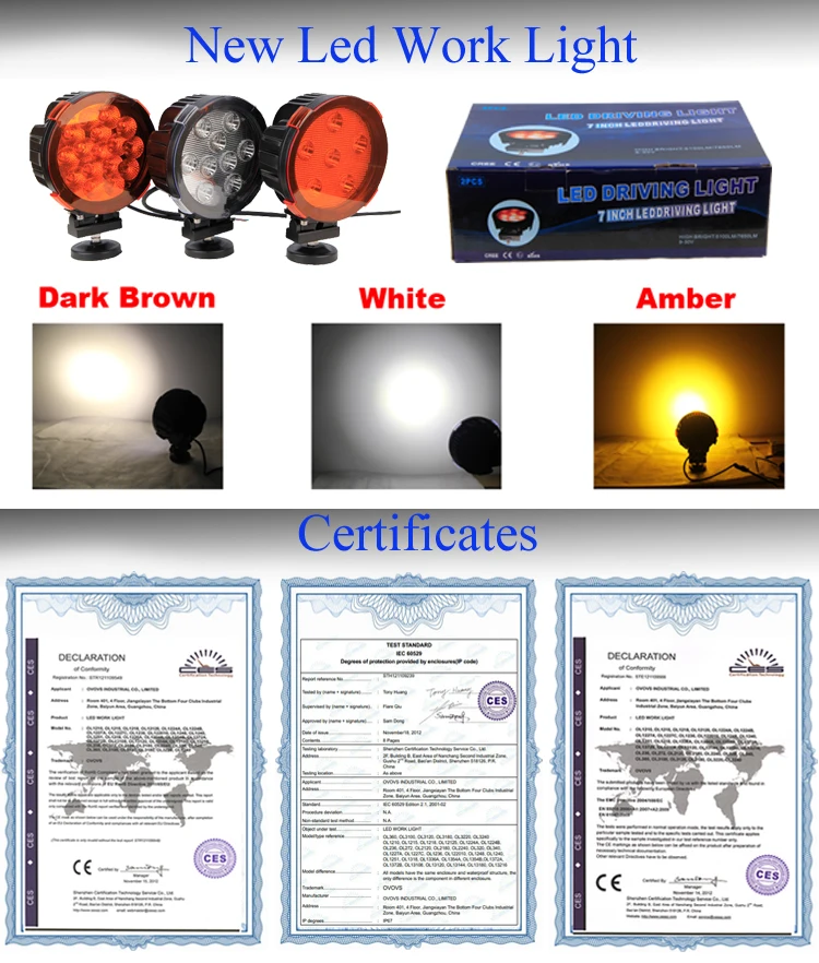 high intensive superior leds 7inch headlight,driving light