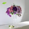 GNW Artificial Flower Bouquet With Acrylic Bead Drops Wedding Craft Decoration