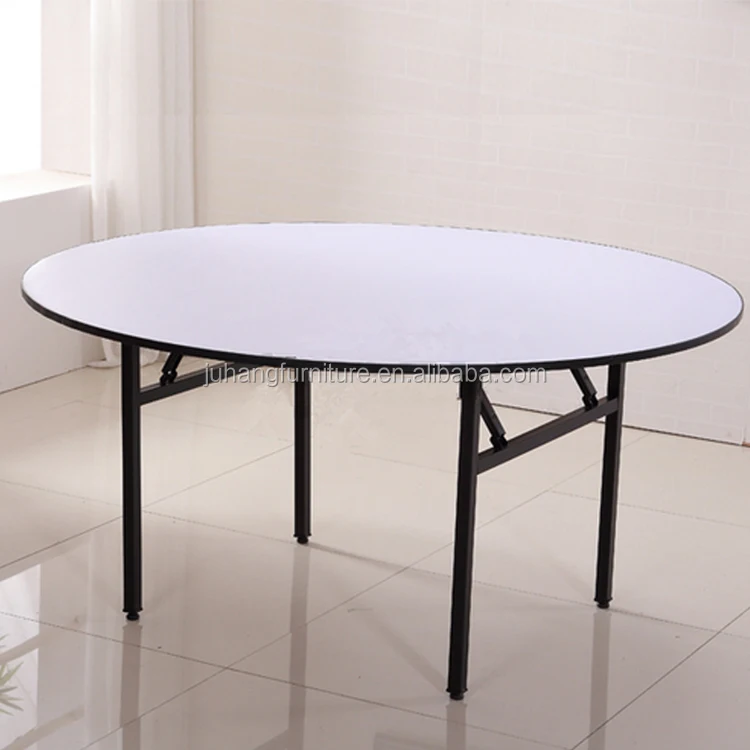 Подержанный круглые банкетные столы для продажи с складным столом для столовой JH-T