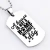 Latest Stainless Steel Jewelry A house Is Not A Home Without A Dog Letter Necklace Gift For Dog Enthusiast YP6177