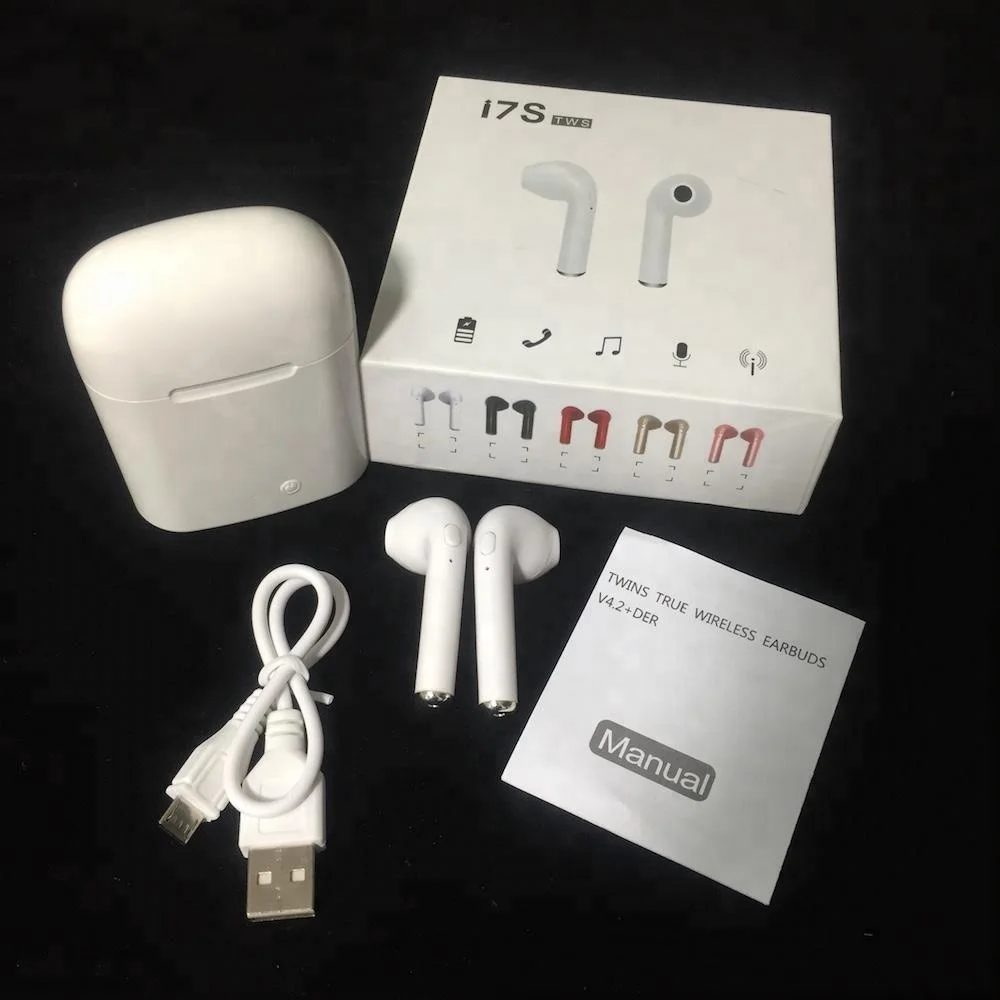 amazon 2019 factory mini i7s tws 5.0 BT wireless earbuds headphones earphones cheap earphones i7s tws headsets - ANKUX.COM