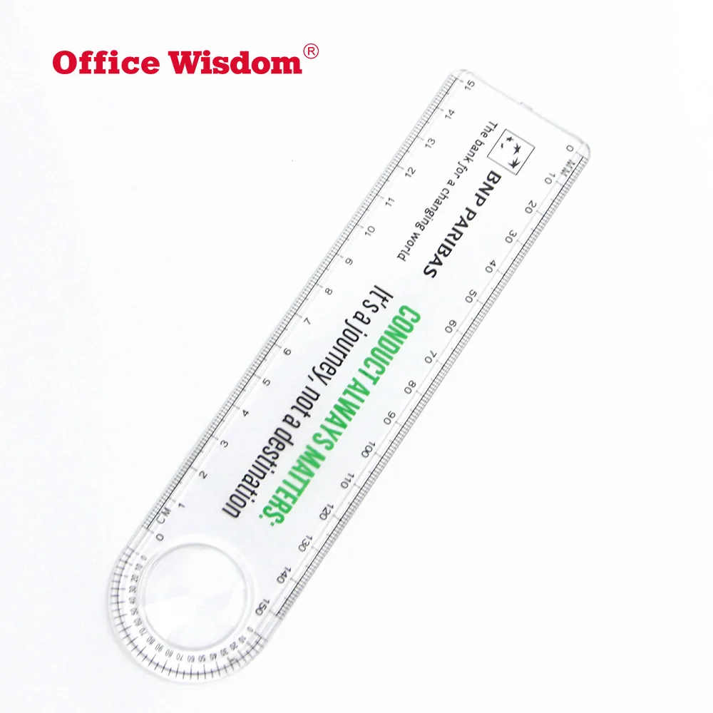 scale ruler with magnifier