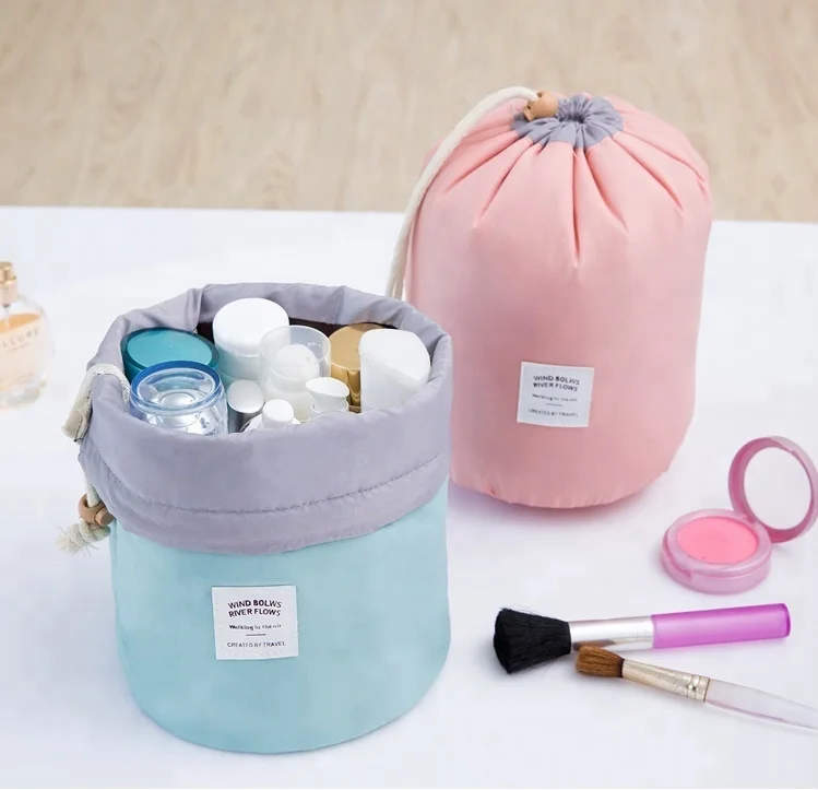 Topsale Custom Beauty Waterproof PVC Drawstring Cosmetic Bag Travel Cylinder Makeup Bag Organizer, Blue/light green/watermelon red/macaron pink
Topsale Custom Beauty Waterproof PVC Drawstring Cosmetic Bag Travel Cylinder Makeup Bag Organizer, Blue/light green/watermelon red/macaron pink