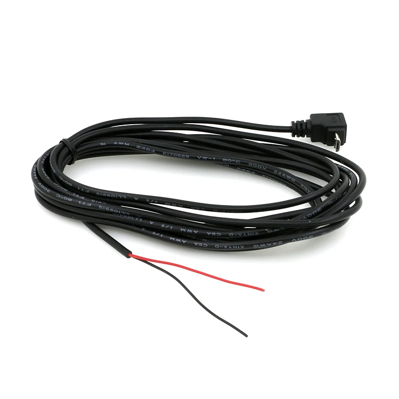 3ft 20cm to 10 m free sample durable slim new design white black internal 20cm 90 degrees elbow micro to open end usb wire cable - ANKUX.COM